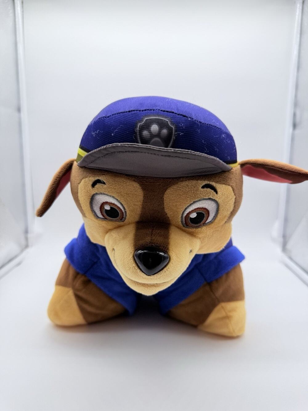 Pillow Pets Paw Patrol Chase Police Dog Plush Stuffed Animal Toy Brown Blue